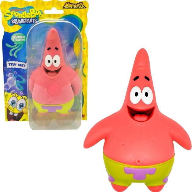 Patricio Estrella Monster Flex | Figura Superelástica Bob Esponja Nickelodeon