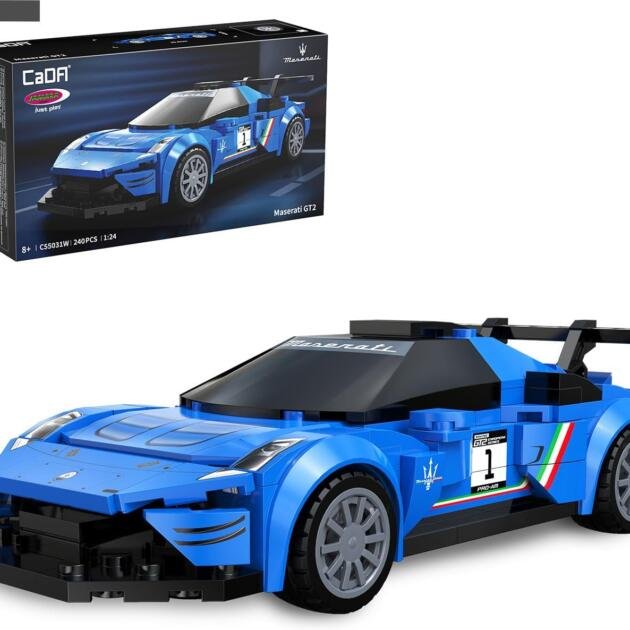 CADA Maserati GT2 Azul 240 Piezas | Coche de Construcción 1:24