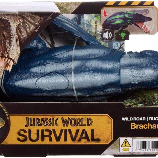 Jurassic World Survival Brachauchenius Mattel con Sonidos y Luces