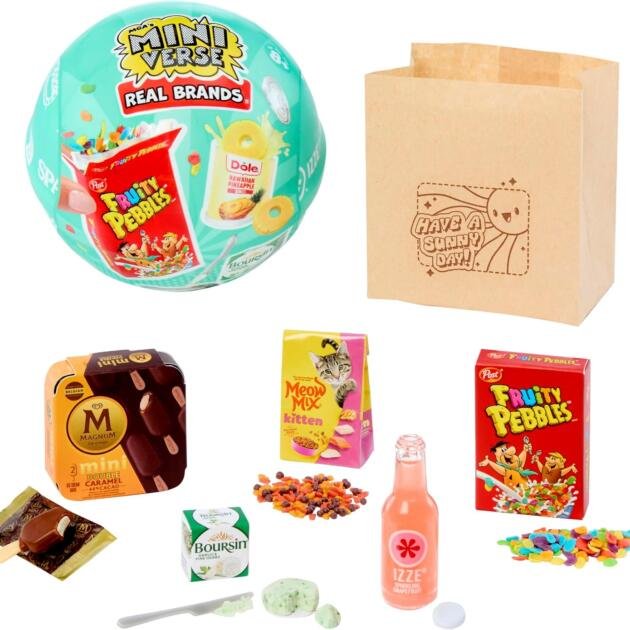Mini Verse Real Brands MGA – Bola Sorpresa de Marcas Reales y Miniaturas Coleccionables