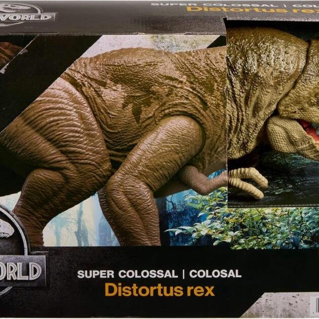 Jurassic World Distortus Rex Super Colosal Dinosaurio Articulado 78 cm Mattel +4 Años