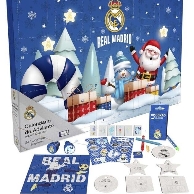 Calendario de Adviento Real Madrid con 24 Sorpresas – Navidad