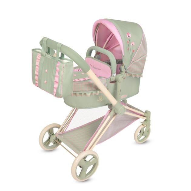 Carrito de Muñecas 3 en 1 Botanic DeCuevas 81768 | Plegable con Bolso