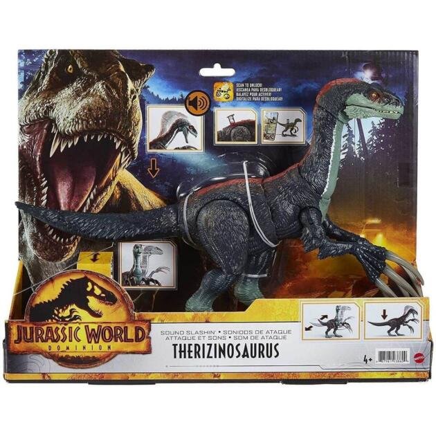 Jurassic World Dominion Therizinosaurus con Sonidos de Ataque – Mattel
