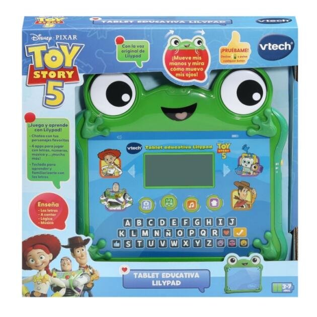Tablet Educativa LilyPad Toy Story 5 VTech – Letras, Números, Música y Juegos 3-7 Años